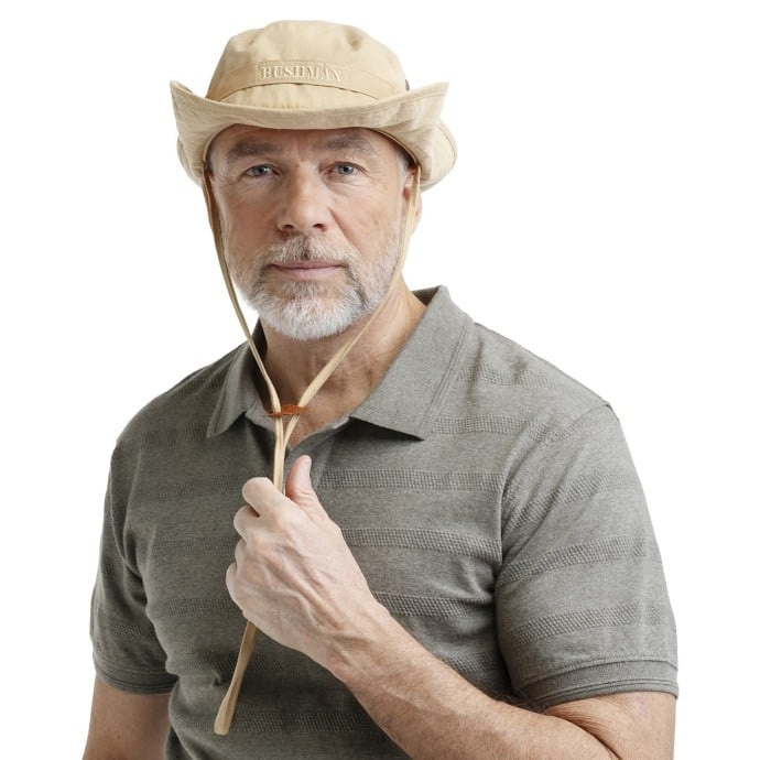 Bushman Pánský a dámský klobouk Habit béžový 58