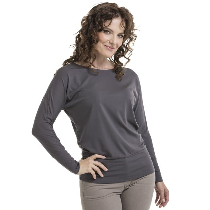 Bushman Dámské tričko Narsa, tmavě hnědé M