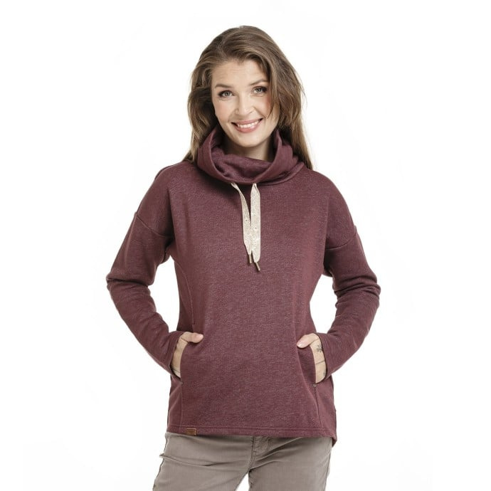Bushman Dámská mikina Akia, burgundy XL