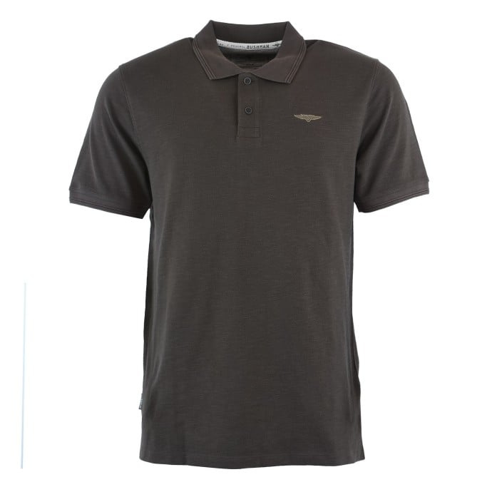 Bushman Pánské tričko Elison, tmavě hnědé XXXL