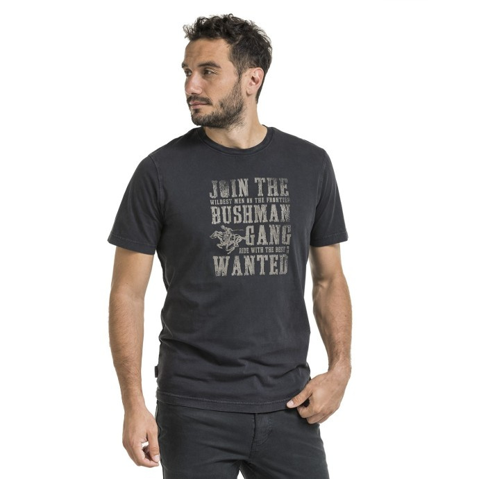 Bushman Pánské tričko Vogar, černé XXXXL