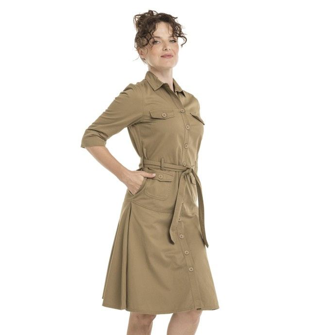 Bushman Dámské šaty Agga, pískové hnědé L