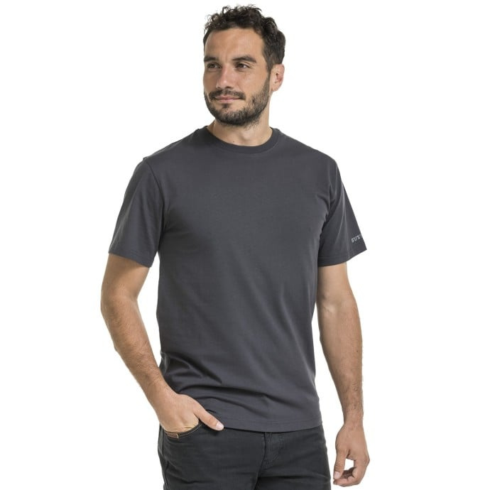 Bushman Pánské tričko Prime II, tmavě šedé XXXXL