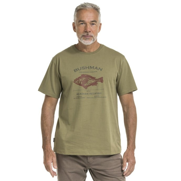 Bushman Pánské tričko Coben, khaki XXXL