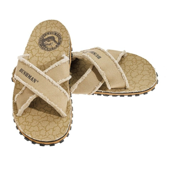 Bushman Pánské pantofle Slap, světle hnědé 42