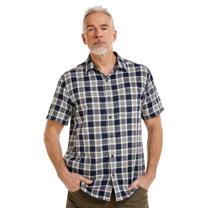 Bushman Pánská košile Kwame, tmavě modrá L