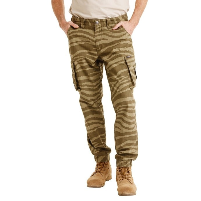 Bushman Pánské kapsáčové kalhoty Jengo, khaki 64