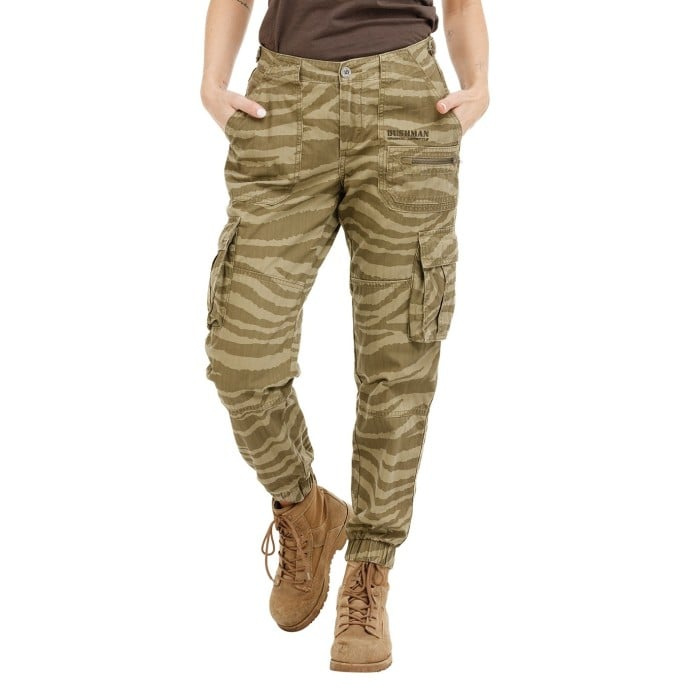 Bushman Dámské kapsáčové kalhoty Mandla, khaki 46