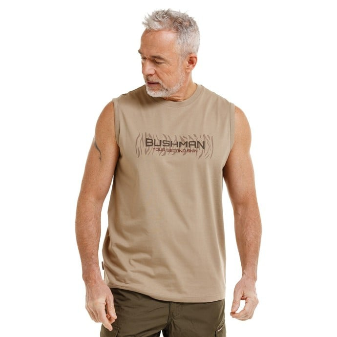 Bushman Pánský nátělník Kunto, pískově hnědý M