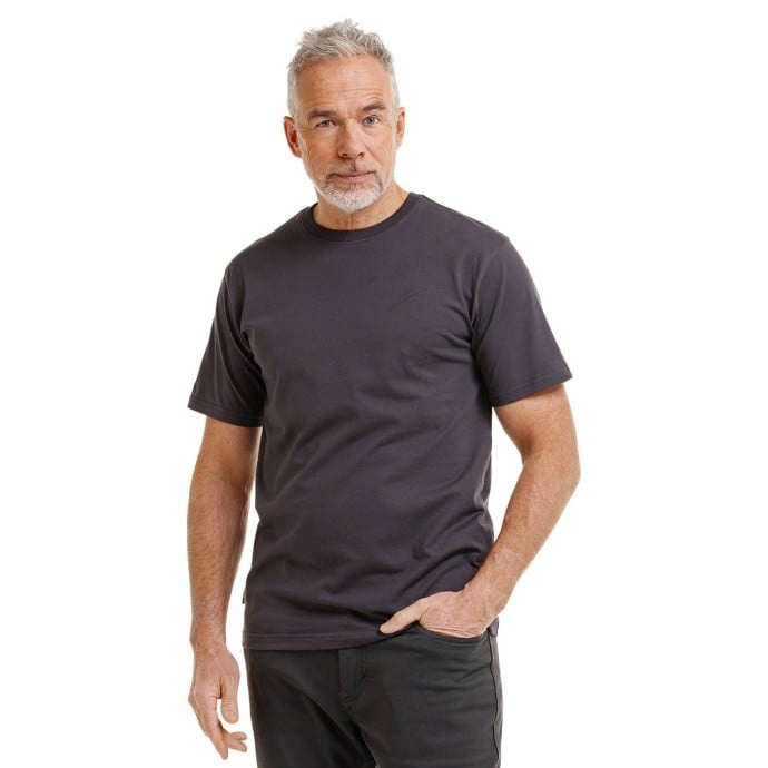 Bushman Pánské tričko Lamin, tmavě šedé XXXXL