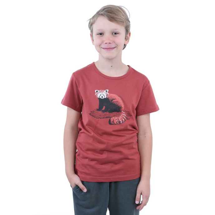 Bushman Dětské tričko Monty, terracotta 128