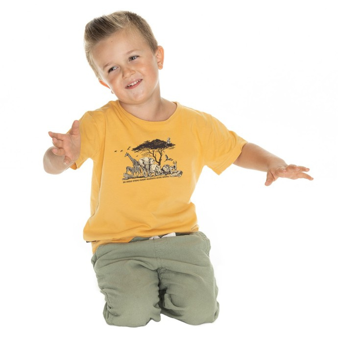 Bushman Dětské tričko Monty, žluté 116