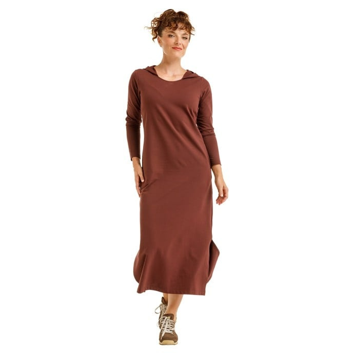 Bushman Dámské šaty s kapucí Adare, burgundy XL