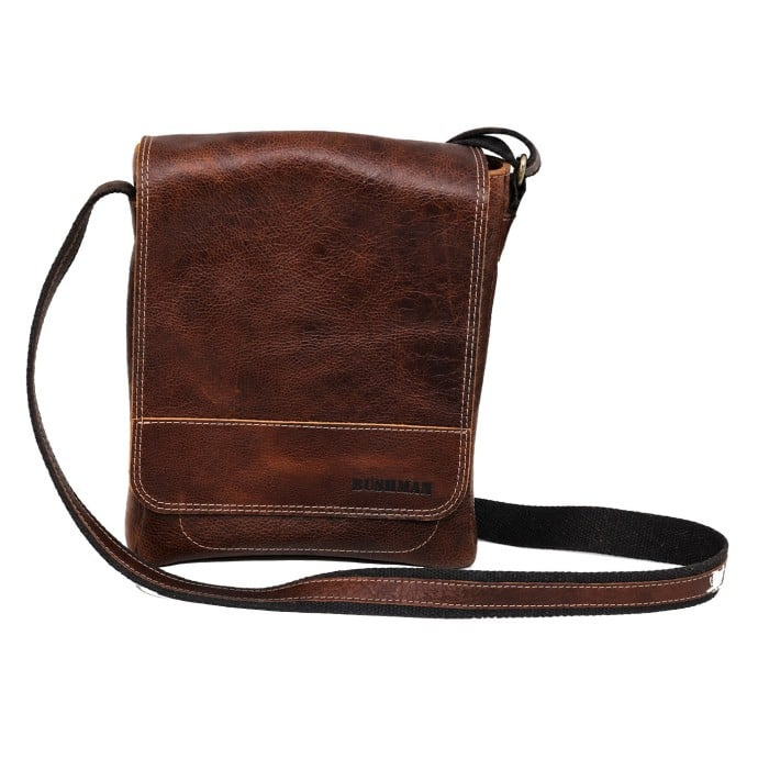 Bushman Kožená taška Touch, walnut UNI