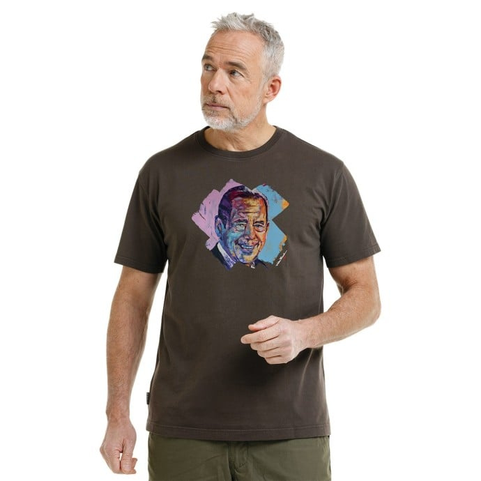 Bushman Tričko Freedom, tmavě hnědé XXXL