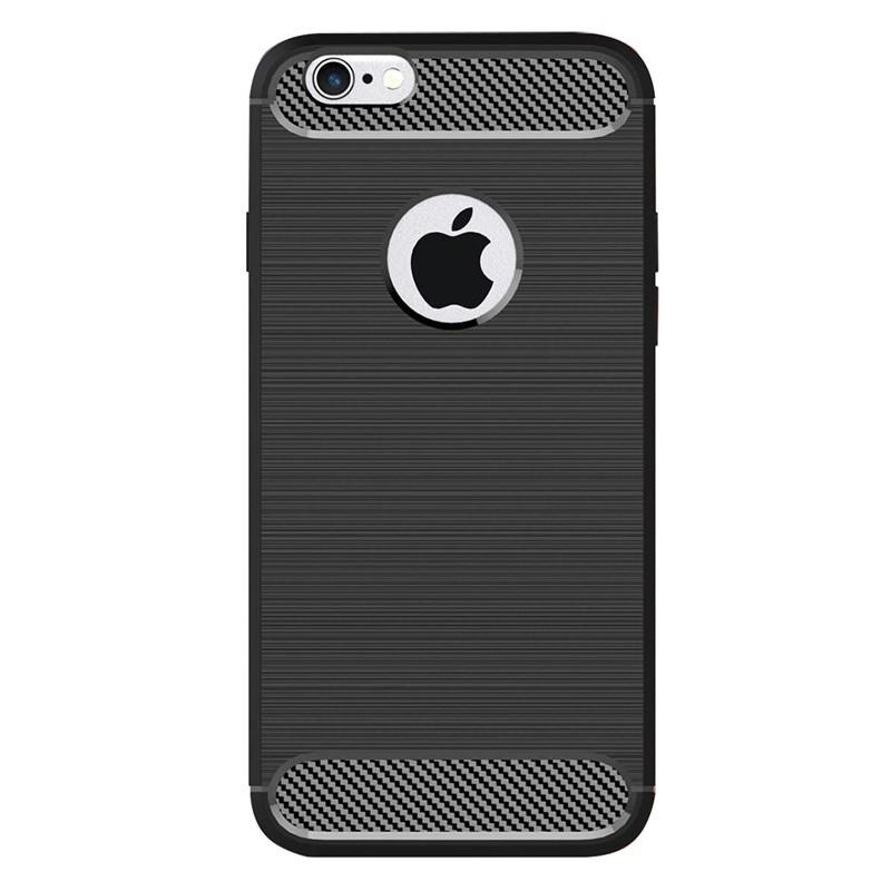 Kryt WG Carbon na mobil Apple iPhone 7/8 / černá Varianta: ivi1