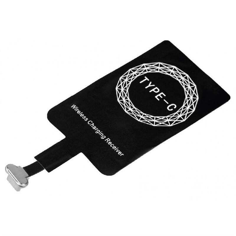 Podložka pro bezdrátové nabíjení WG Receiver USB-C / 800 mA / černá Varianta: ivi1