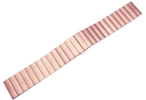 Řemínek WG na hodinky Apple Watch / kov / adaptér 42/44/45/49 mm / růžová Varianta: ivi1