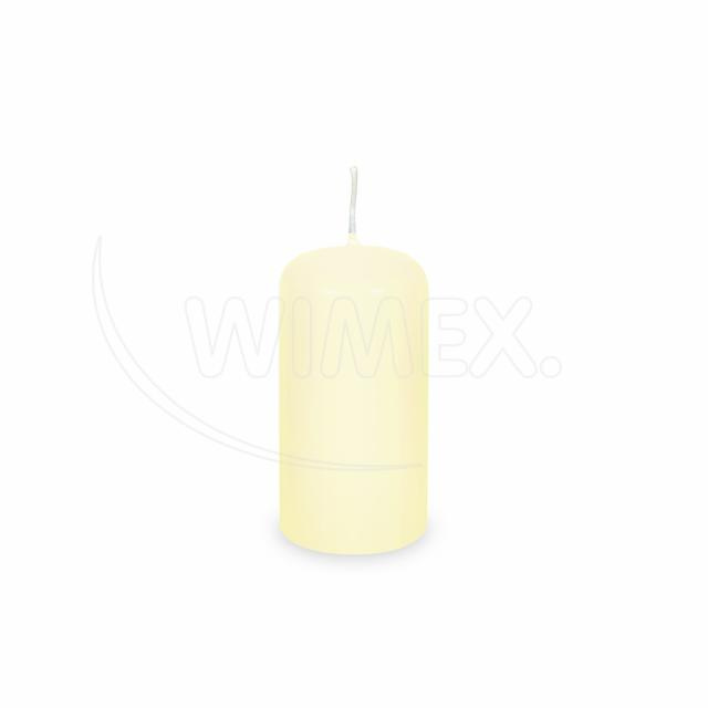 Svíčka válcová Ø 40 x 80 mm béžová, 4ks
