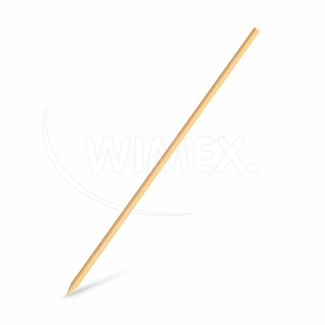 Dřevěné špejle hrocené 25 cm, Ø 3 mm, 100 ks