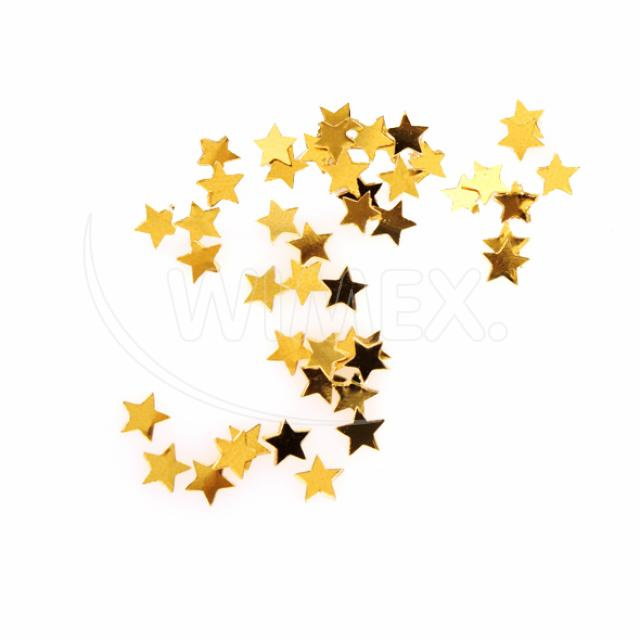 Konfety lesklé HVĚZDA zlatá 15 g