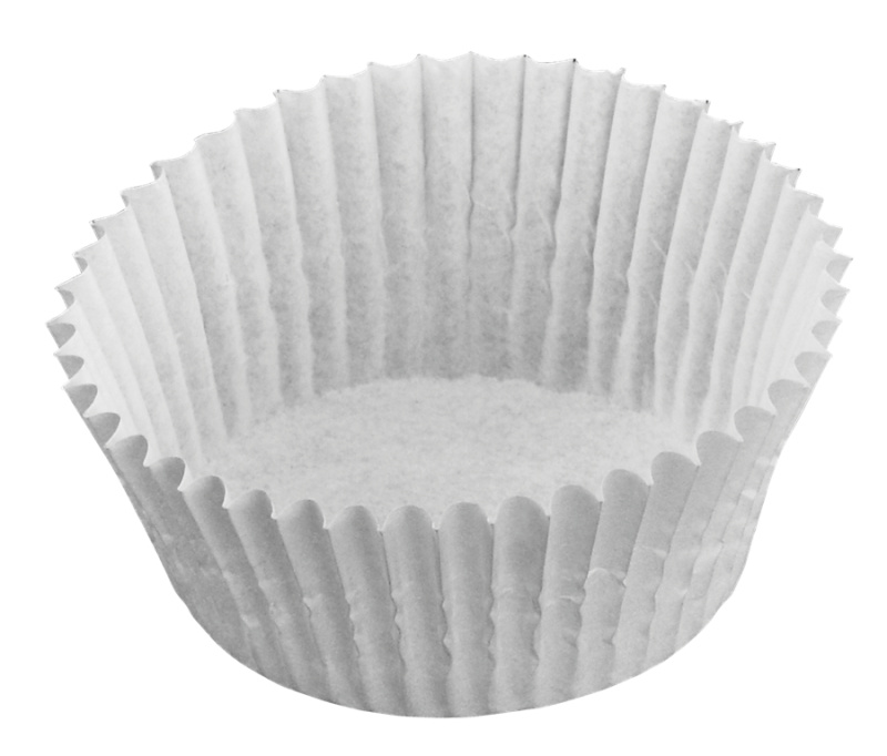 EcoPack Cukrářské košíčky papírové 35x20 mm bílé bal/1000 ks Balení: 1000