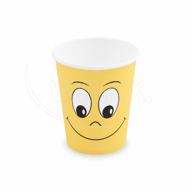 Papírový kelímek SMILING FACE 280 ml (průměr 80 mm) - balení 10ks