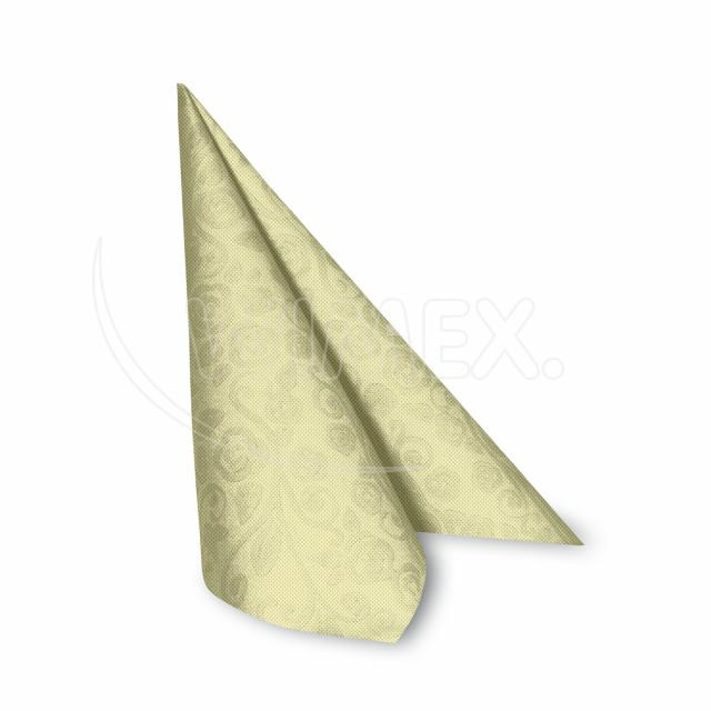 Ubrousek 40x40cm "dekor R" béžový PREMIUM, 50ks