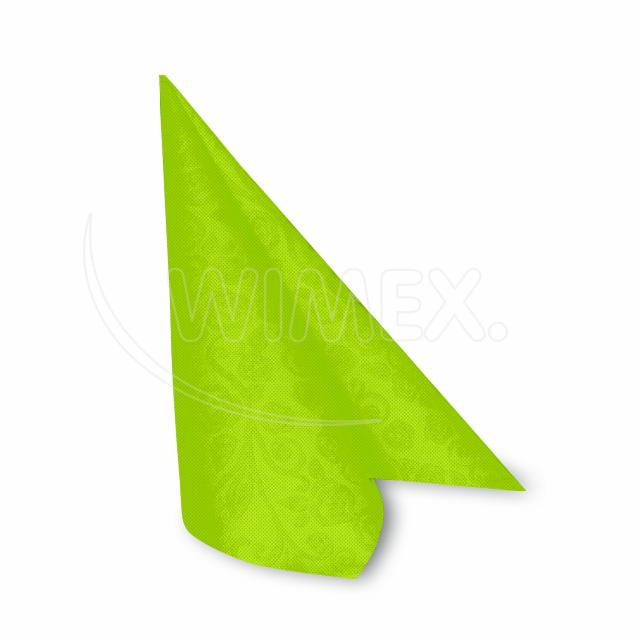 Ubrousek 40x40cm "dekor R" žlutozelený PREMIUM, 50ks