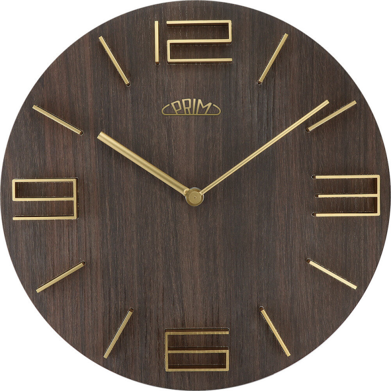 Nástěnné hodiny PRIM Timber Breezy II