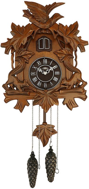 Nástěnné ručně vyřezávané kukačky PRIM IV. - světlé