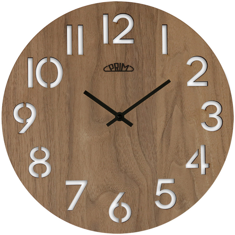 Nástěnné hodiny PRIM Authentic Veneer - C