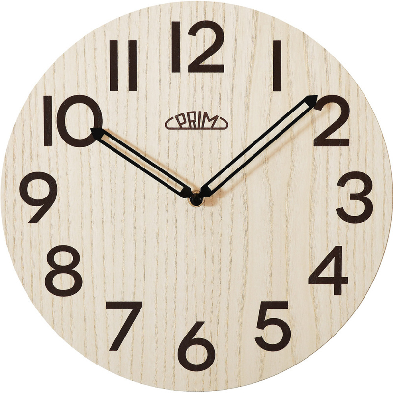 Nástěnné hodiny PRIM Genuine Veneer - A