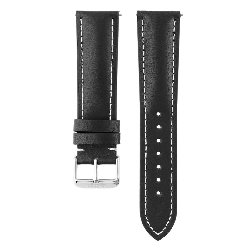 PRIM Řemínek RB.15892 (22 mm) - černobílý, Bílá || Černá