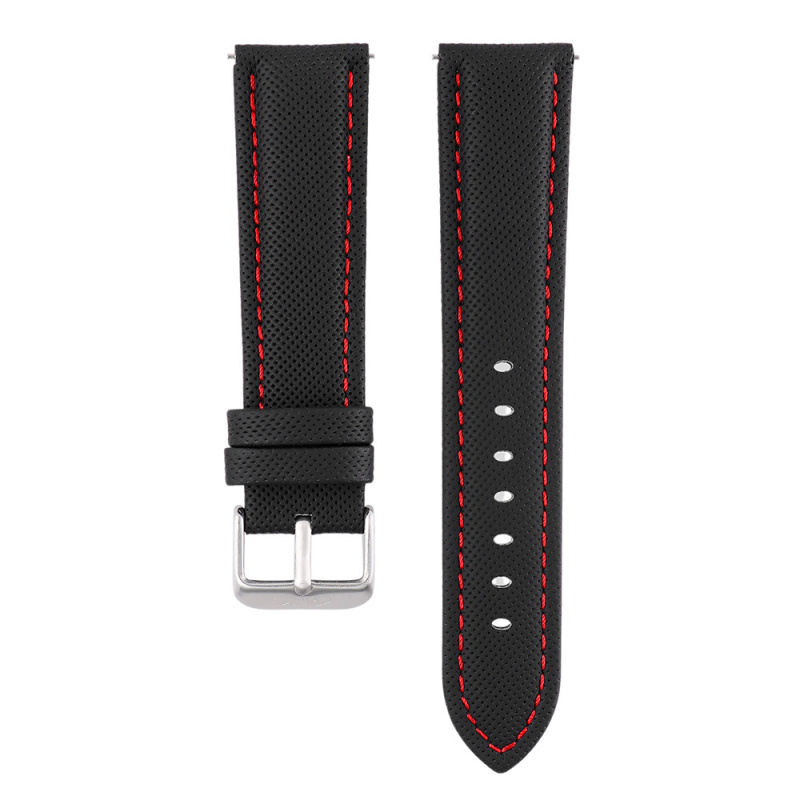 PRIM Řemínek RB.13231 (22 mm) - černý/červený, Červená || Černá