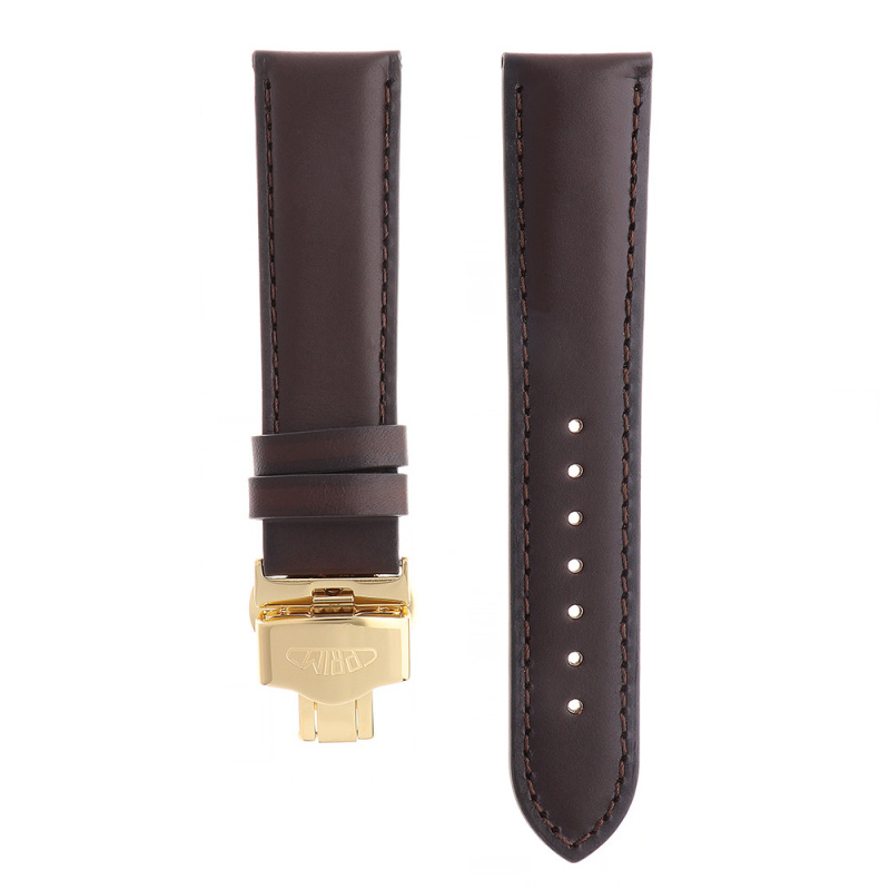 PRIM Řemínek RB.13206 (22 mm) - tmavě hnědý, Hnědá