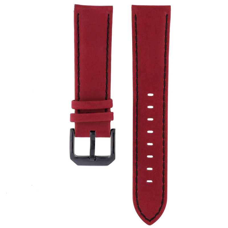 PRIM Řemínek RB.13055.22, Červená, Černá - 22 mm