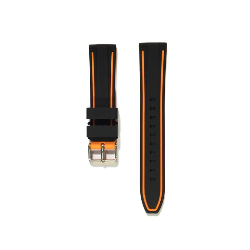 PRIM Řemínek RJ.15326.9060, Oranžová, Černá - 24 mm