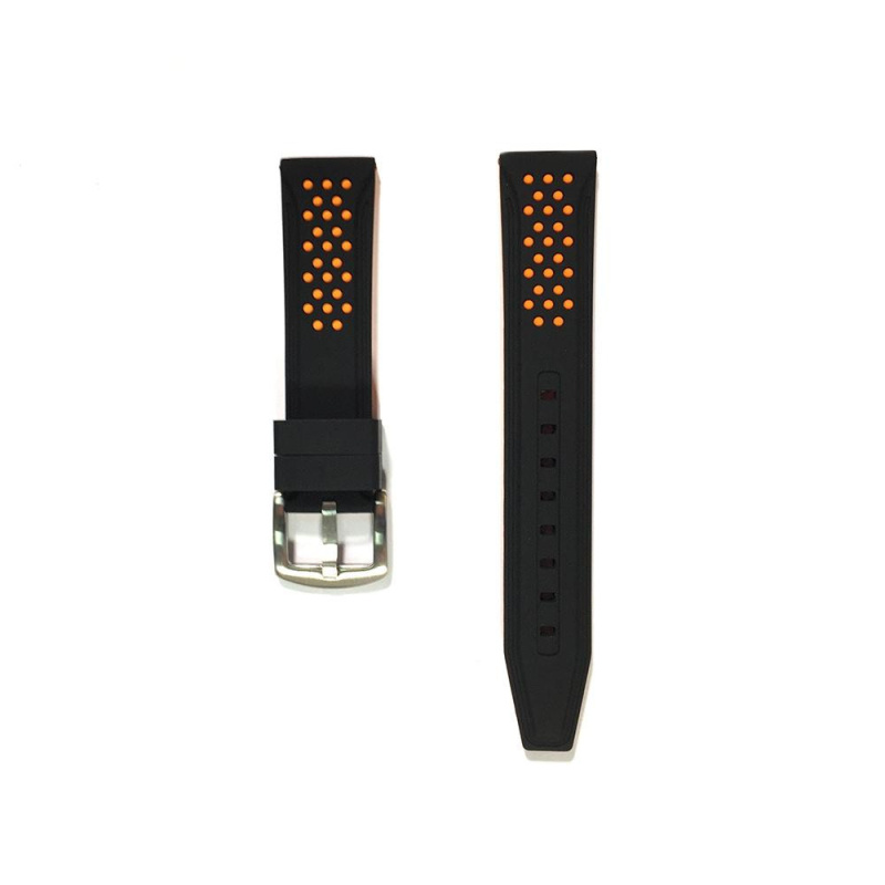 PRIM Řemínek RJ.15327.9060, Oranžová, Černá - 24 mm