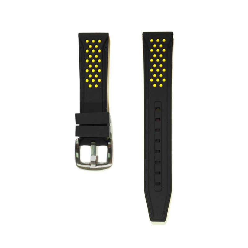 PRIM Řemínek RJ.15327.9010, Žlutá, Černá - 24 mm