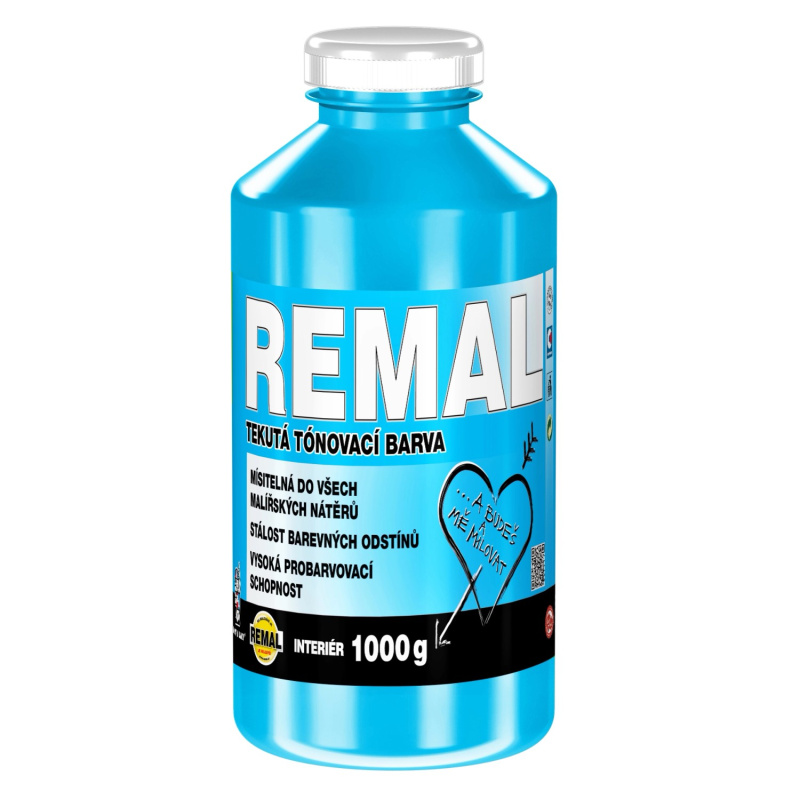 REMAL Tekutá tónovací barva 0400 modrá 1 kg