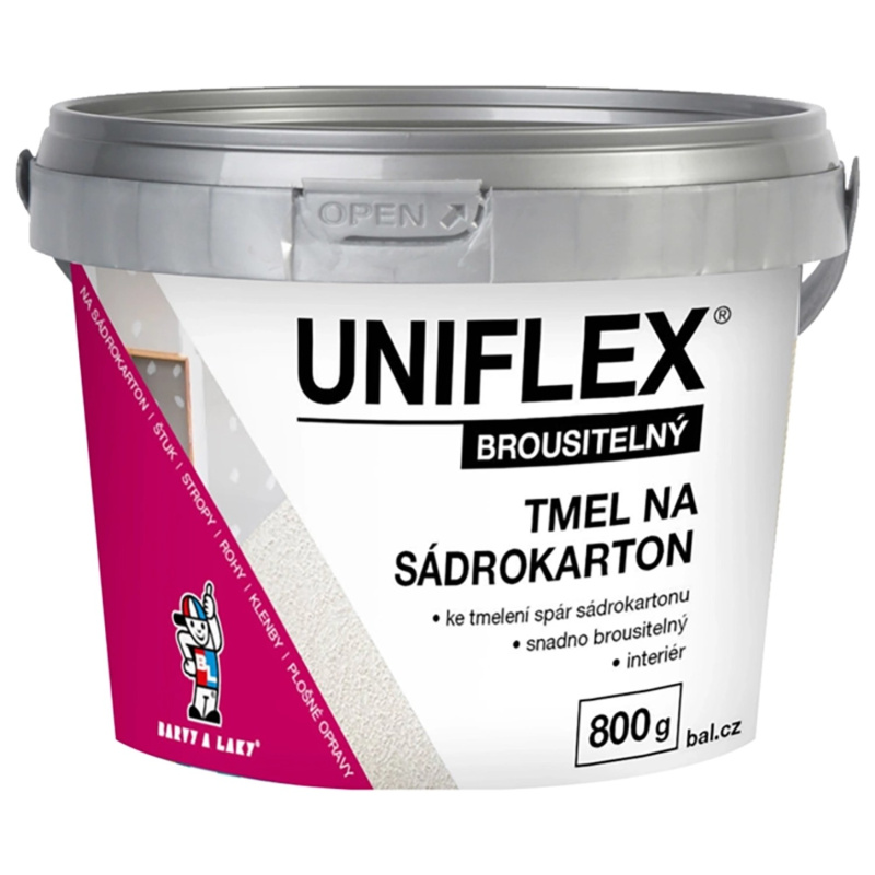 Uniflex Tmel na sádrokarton brousitelný 800 g