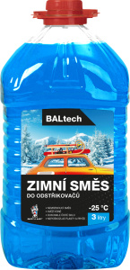 BALTECH zimní náplň do ostřikovačů, -25 °C, 3 l