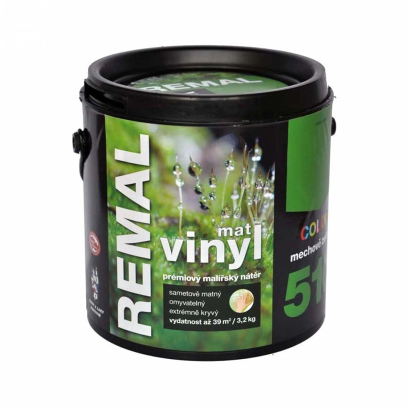 Remal Vinyl Color mat mechově zelená 3,2kg