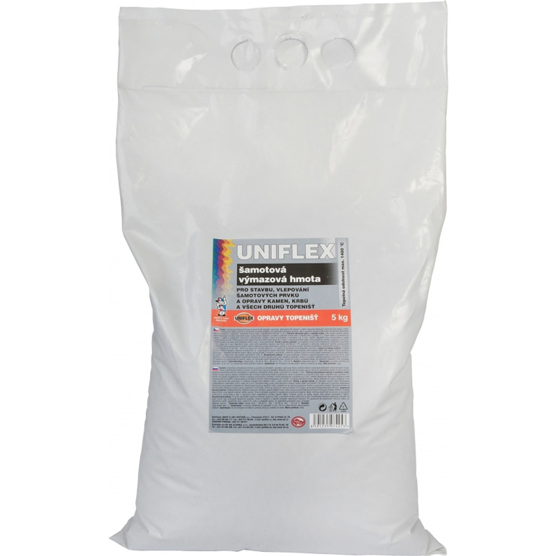 Uniflex Šamotová výmazová hmota šedá 5 kg