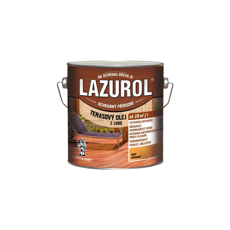 Lazurol terasový olej bezbarvý 2,5l