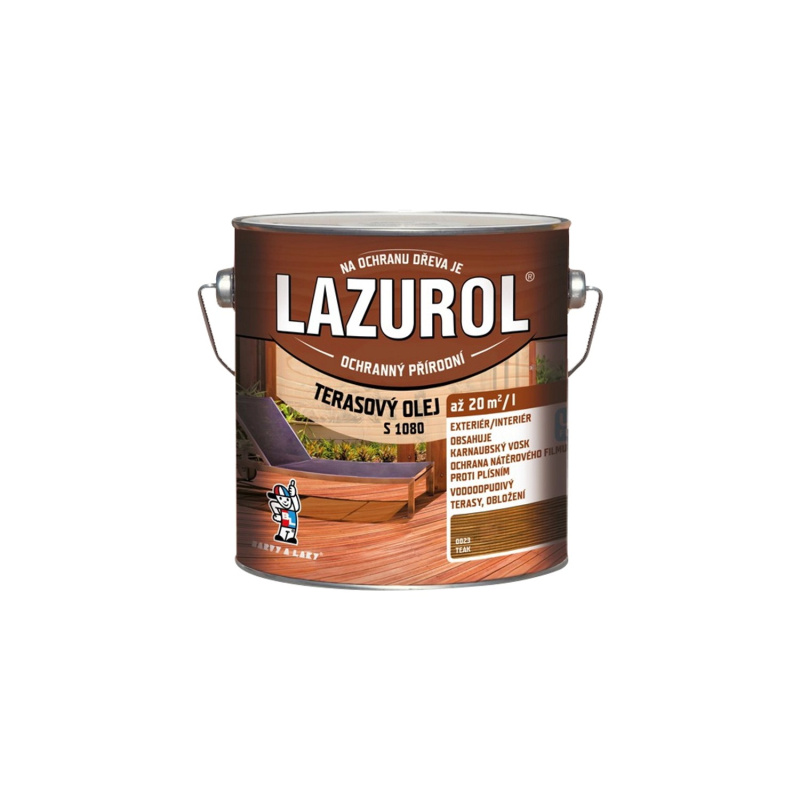 Lazurol terasový olej teak 2,5l