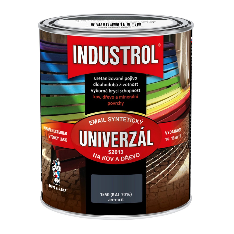 Industrol uni 1550 antracit 4L