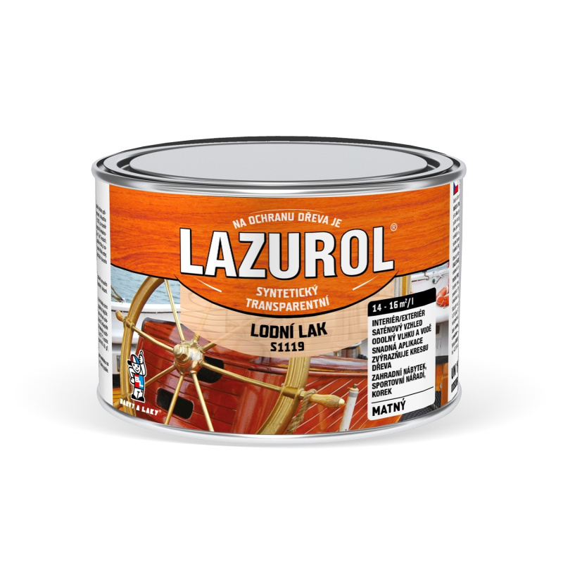 Lazurol lodní lak 0,375l mat