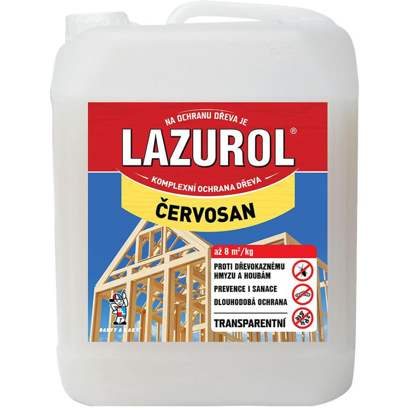 Lazurol červosan 5l